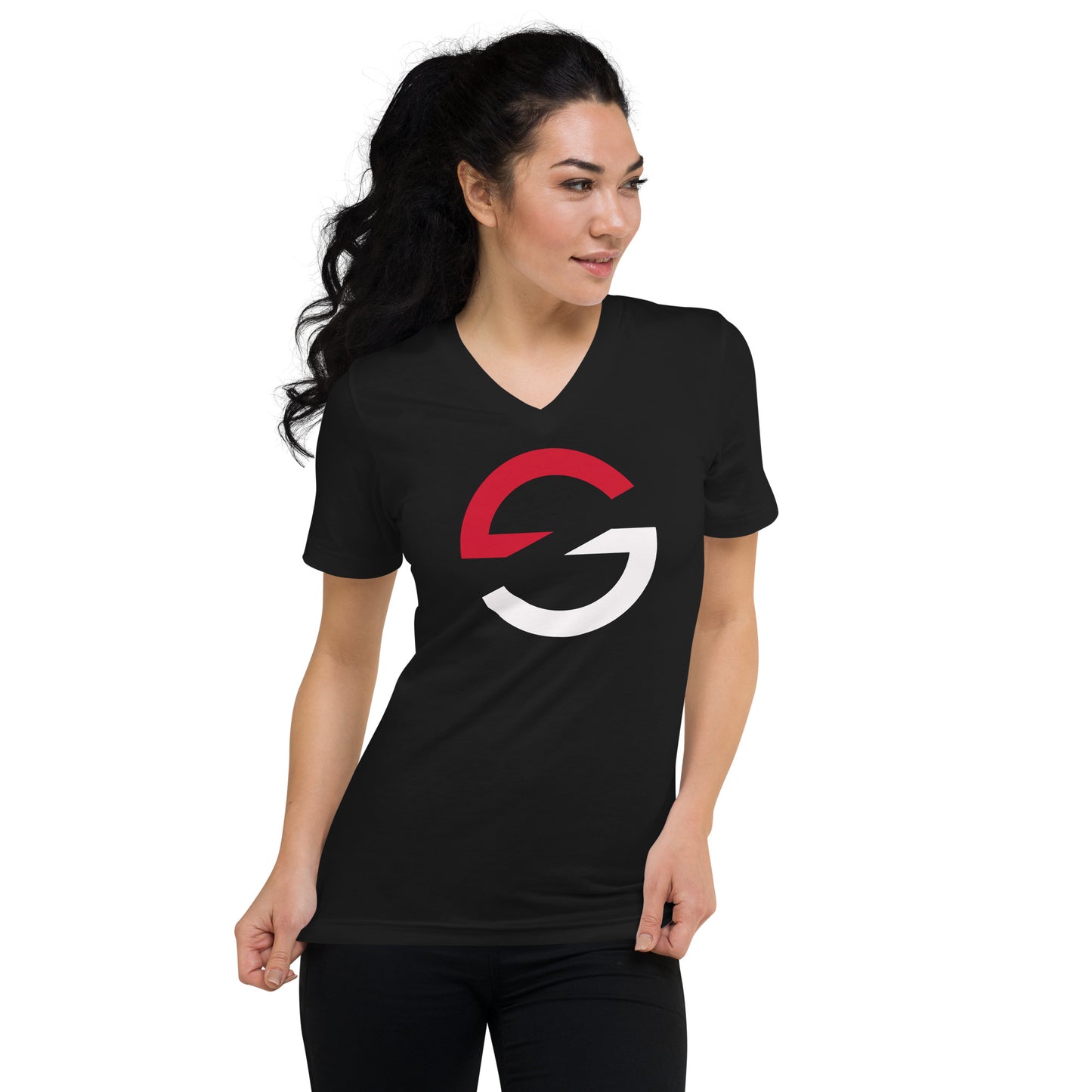 Singularity Logo Unisex Short Sleeve V-Neck T-Shirt