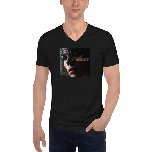 Unisex Short Sleeve V-Neck T-Shirt