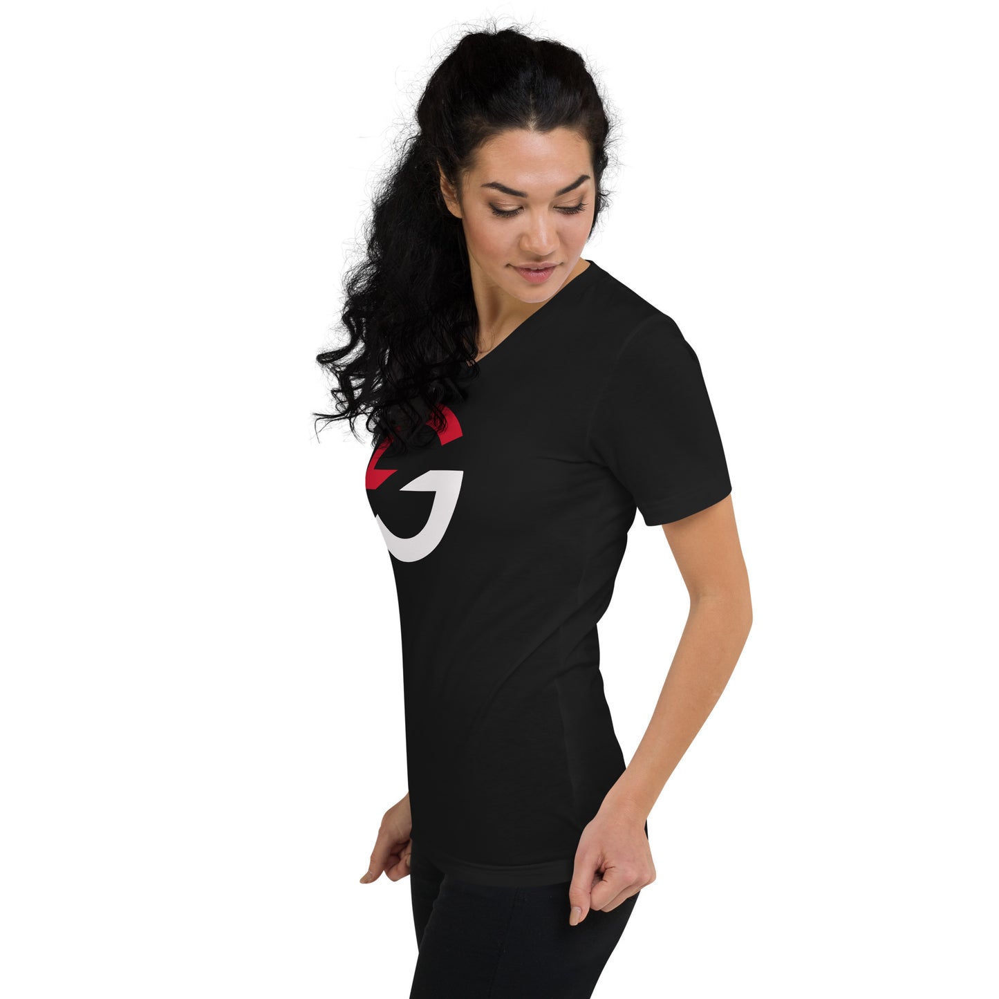 Singularity Logo Unisex Short Sleeve V-Neck T-Shirt