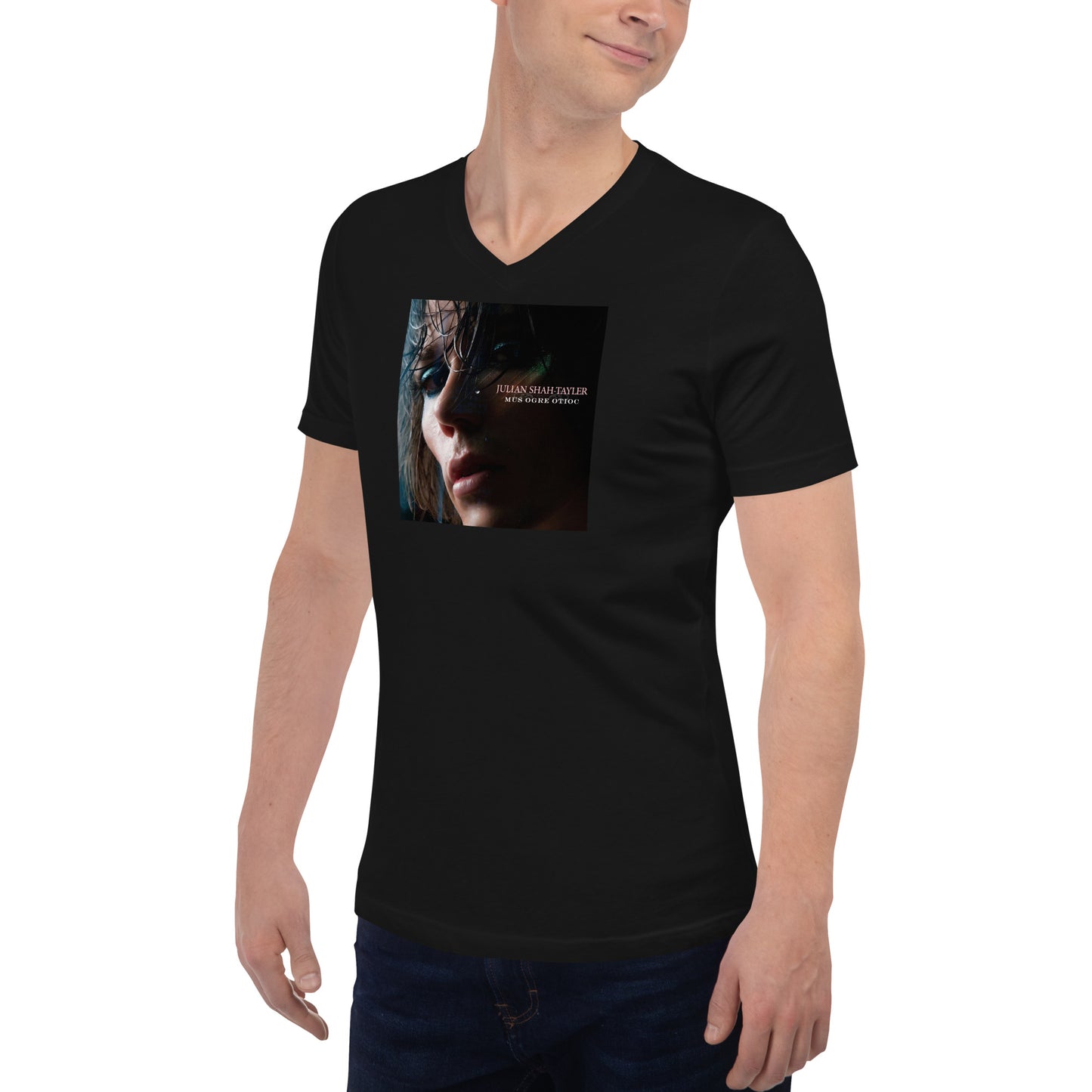 Unisex Short Sleeve V-Neck T-Shirt