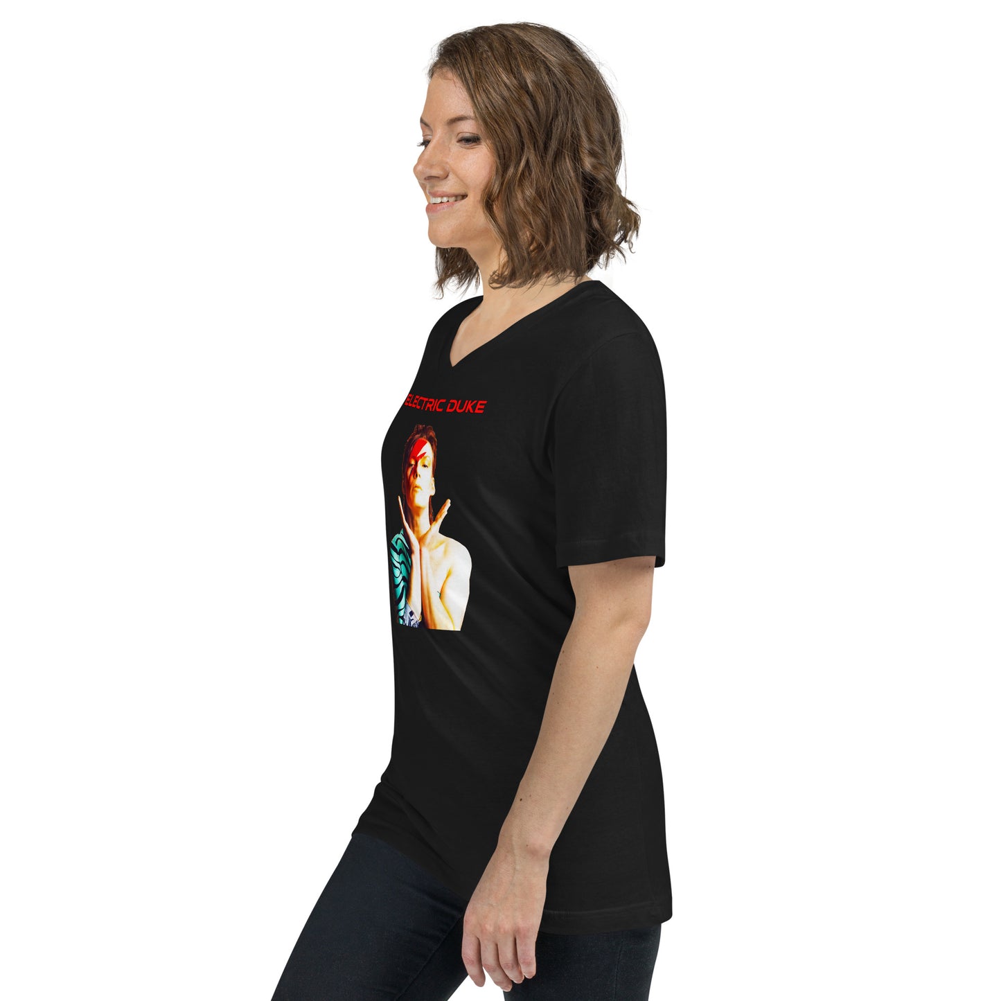 Unisex Short Sleeve V-Neck T-Shirt