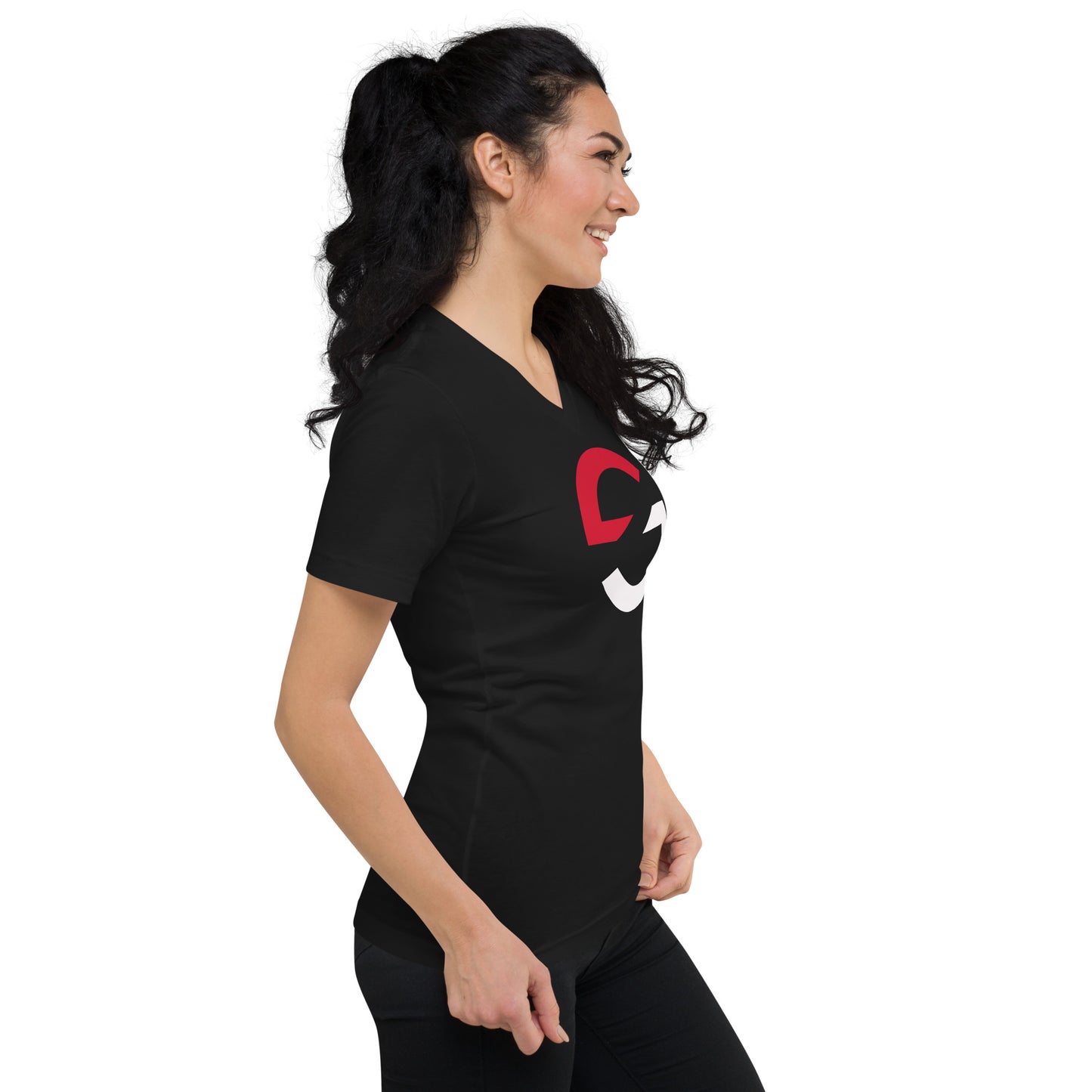 Singularity Logo Unisex Short Sleeve V-Neck T-Shirt