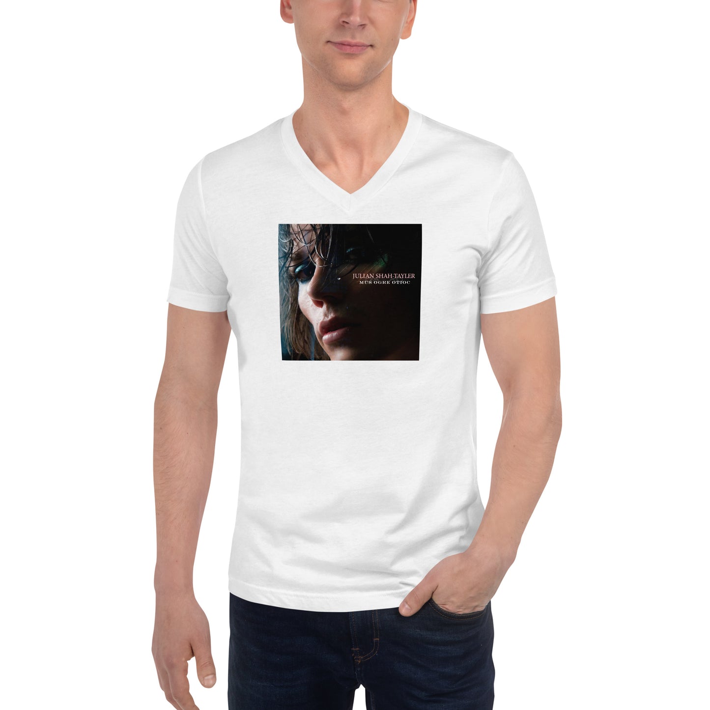 Unisex Short Sleeve V-Neck T-Shirt