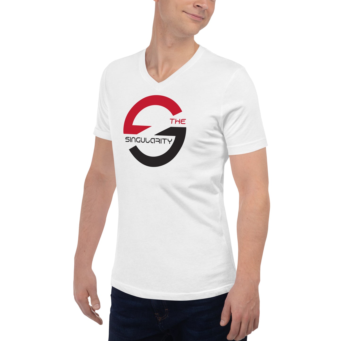 Unisex Short Sleeve V-Neck T-Shirt