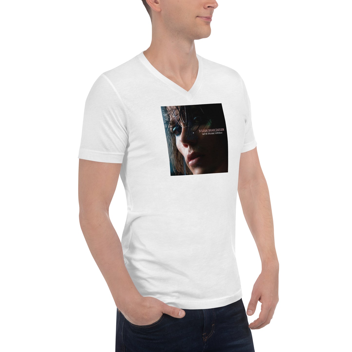 Unisex Short Sleeve V-Neck T-Shirt